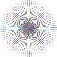 Prismatic Spiderweb Vortex No Background