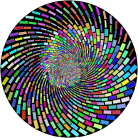 Prismatic Abstract Vortex 20 Variation 2