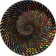 Prismatic Abstract Vortex 20 Variation 4