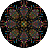 Prismatic Geometric Mandala