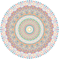 Prismatic Geometric Mandala 2 No Background