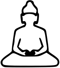 Buddha outline