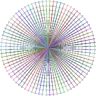 Prismatic Spiderweb Vortex Variation 2 No Background