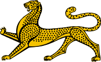 Stylised leopard