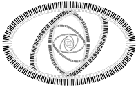 Piano Keys Ellipse Vortex