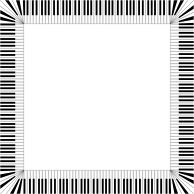 Piano Keys Square