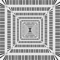 Piano Keys Square Vortex