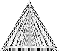 Piano Keys Triangle Vortex
