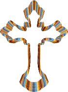 Chromatic Ornate Cross No Background