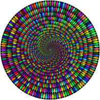 Prismatic Human Cooperation Vortex With Background