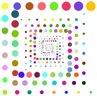 Prismatic Hypnotic Circles Vortex No Background