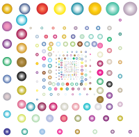 Prismatic Hypnotic Circles Vortex 2 No Background