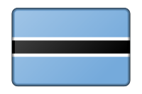 Botswana flag (bevelled)