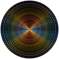 Prismatic Spiral Tree Circle 2