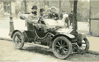 A Brouhot car in Paris, 1910