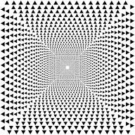 Hypnotic Triangular Vortex