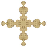 Ornate Frame 24 Derived Cross