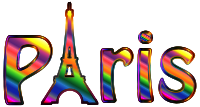 Prismatic Paris Typography Enhanced