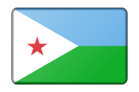 Djibouti flag (bevelled)