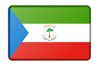Equatorial Guinea flag (bevelled)