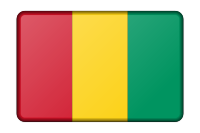 Guinea flag (bevelled)
