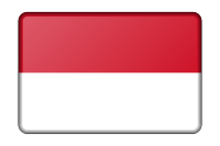 Indonesia flag (bevelled)