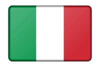 Italy flag (bevelled)