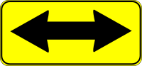double arrow sign