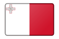 Malta flag (bevelled)