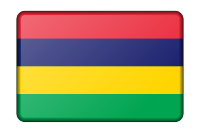 Mauritius flag (bevelled)