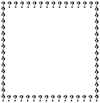 Question Mark Border