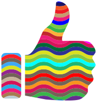 Prismatic Thumbs Up