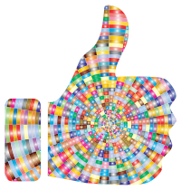 Prismatic Radial Thumbs Up 3