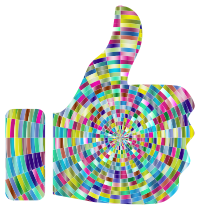 Prismatic Radial Thumbs Up 4