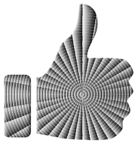 Prismatic Radial Thumbs Up 5