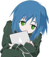 Girl with a tablet, by Bogdan
