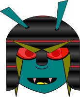 Alien Space Warrior Head