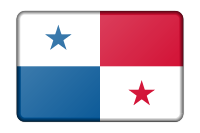 Panama flag (bevelled)