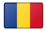 Romania flag (bevelled)