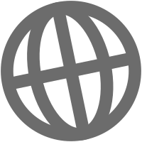 Icon: Internet / Globe - Grey