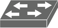 Icon: Network Switch Generic - Grey