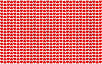 Alternating Hearts Pattern Background