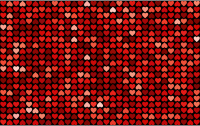Prismatic Alternating Hearts Pattern Background 3