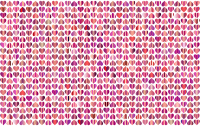 Prismatic Alternating Hearts Pattern Background 9 No Black Background