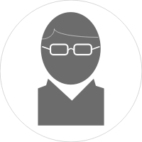 Icon: Glasses Hair Part Grey on White