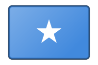 Somalia flag (bevelled)