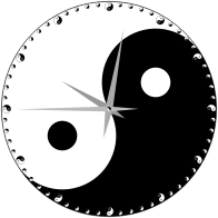 Yin Yang Clock