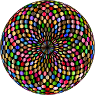 Psychedelic Chromatic Disco Ball