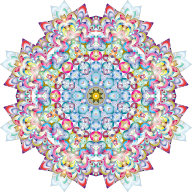 Prismatic Hypnotic Mandala 3