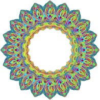 Prismatic Hypnotic Mandala 4